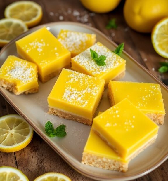 almond flour lemon bars