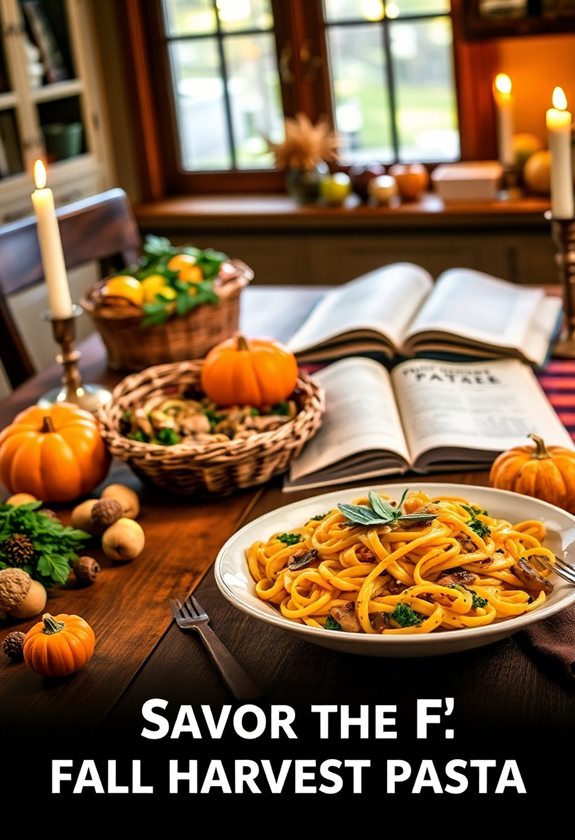 autumnal pasta dish delight