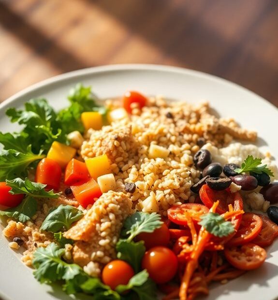 balanced plate for nutrition