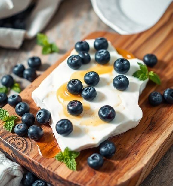 blueberry frozen yogurt bark