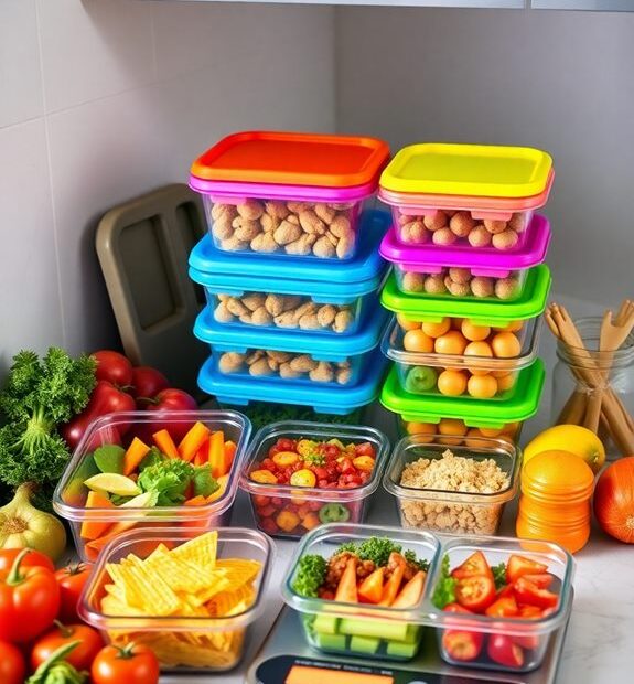 calorie counted meal prep containers