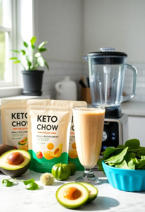 choosing keto chow shake