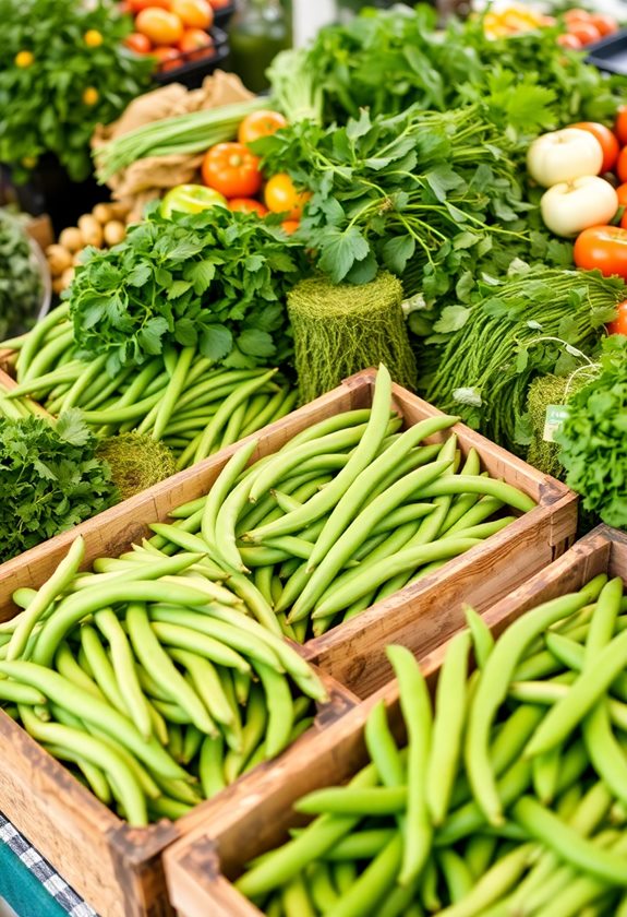 choosing quality organic green beans