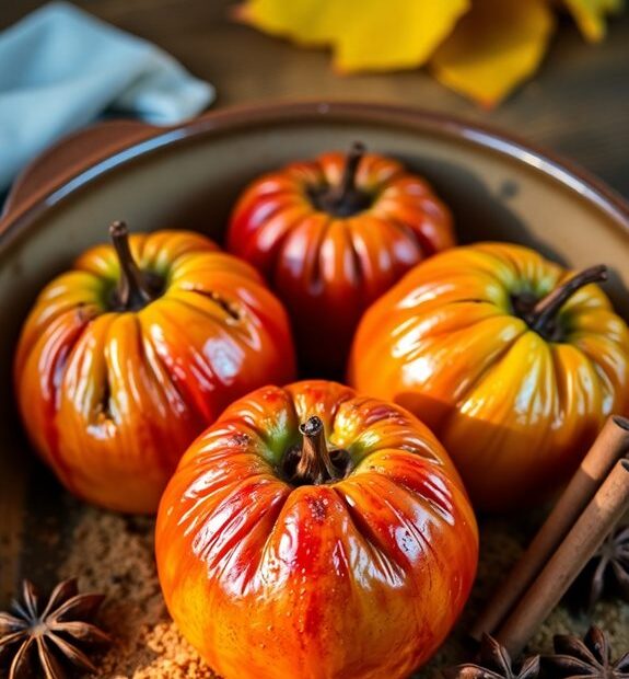 cinnamon spiced baked apples