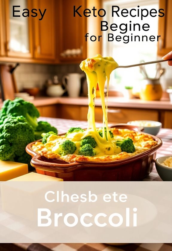 creamy broccoli cheese bake