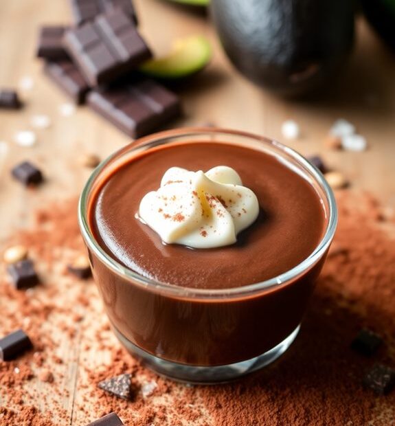 creamy chocolate avocado delight