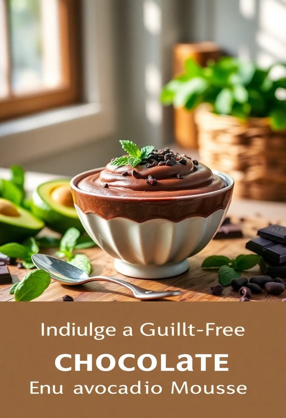 creamy chocolate avocado delight