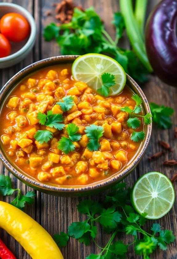 creamy coconut lentil curry