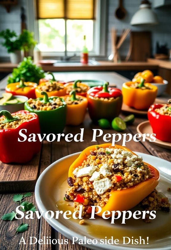 delicious filled bell peppers