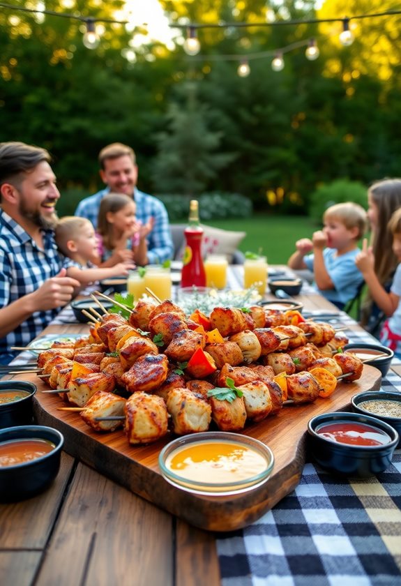 delicious marinated chicken kabobs