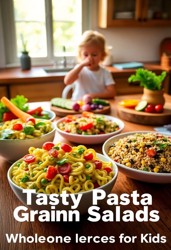 delicious pasta grain salads