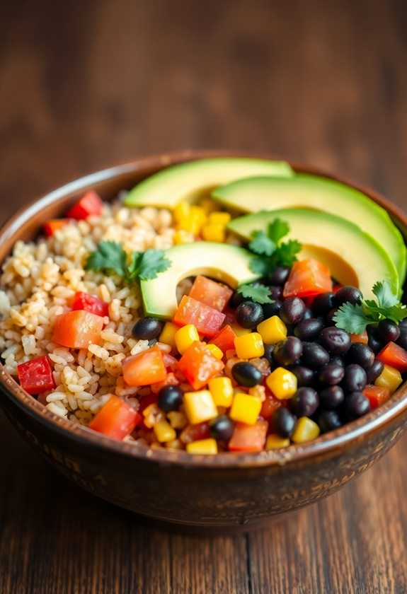 delicious rice bean bowls