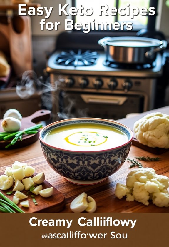 deliciously smooth cauliflower soup