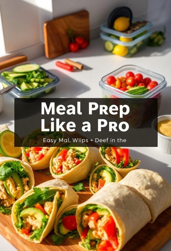 efficient wrap meal preparation