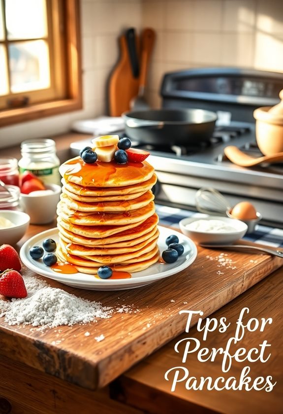 fluffy pancake cooking tips