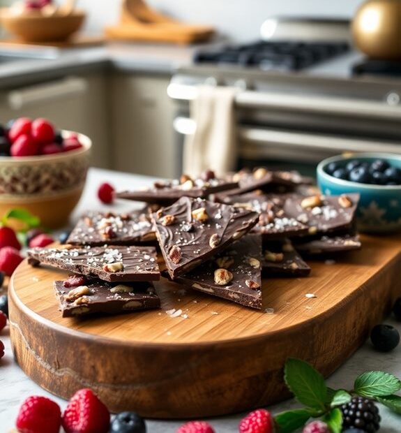 guilt free keto chocolate bark