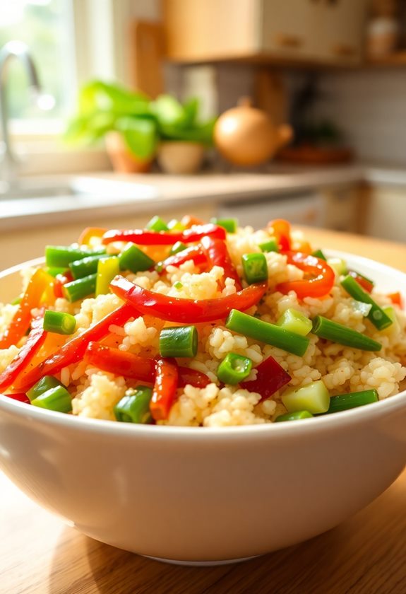 healthy cauliflower rice dish