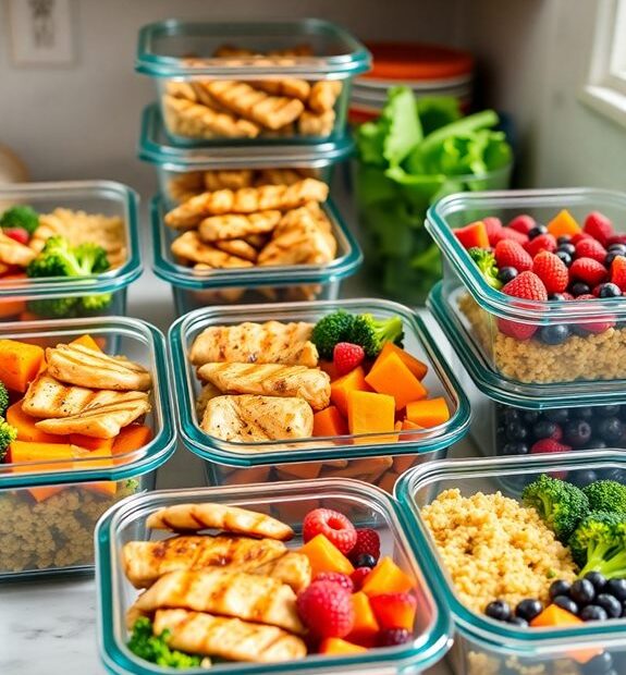 healthy muscle gain meal prep