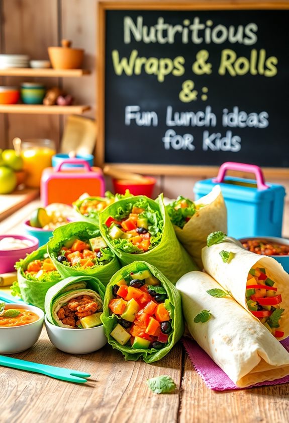 healthy wraps and rolls