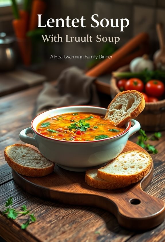 hearty lentil soup pairing