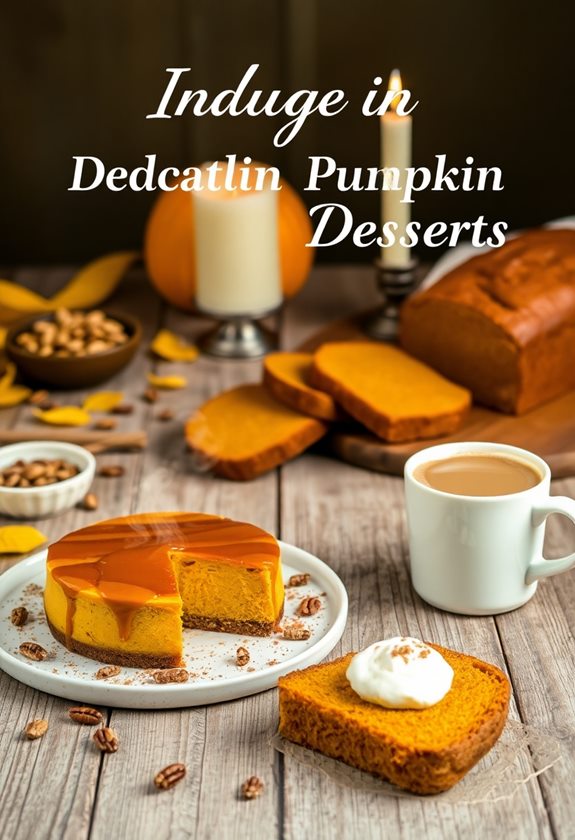 indulgent pumpkin treats delight