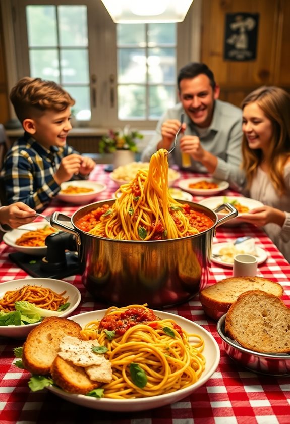 italian pasta dinner delight