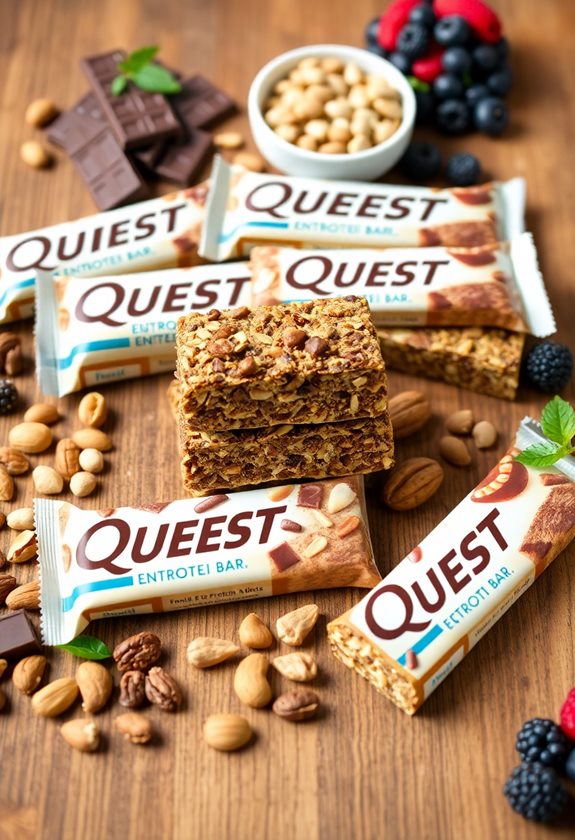 keto friendly protein bar selection