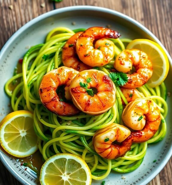 keto shrimp zoodles recipe