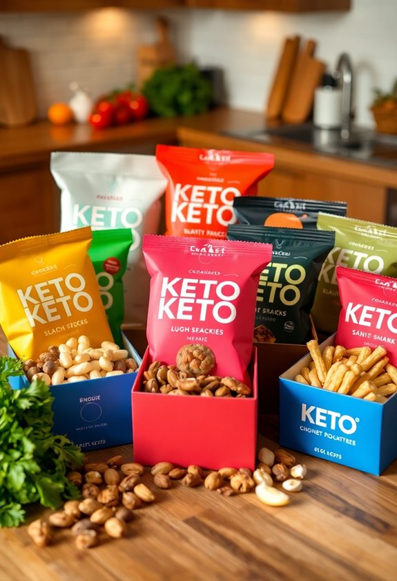 keto snack box selection