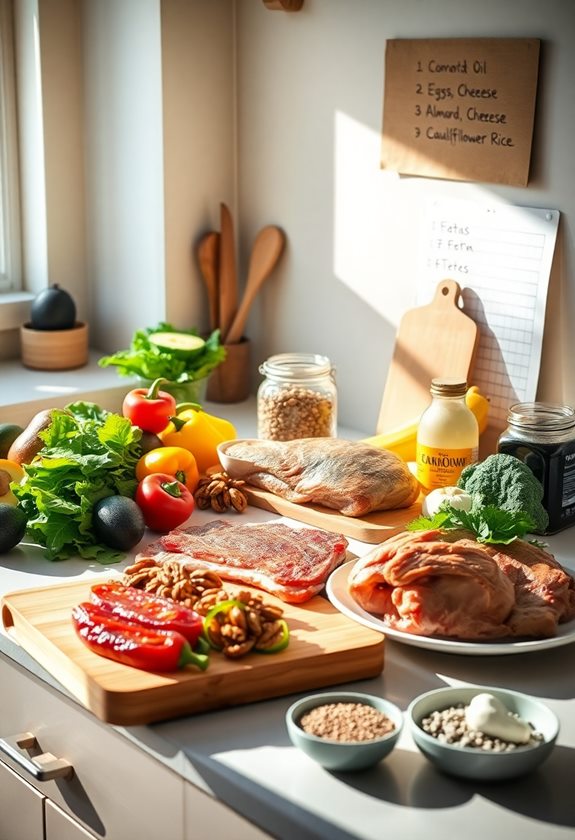 key keto diet staples