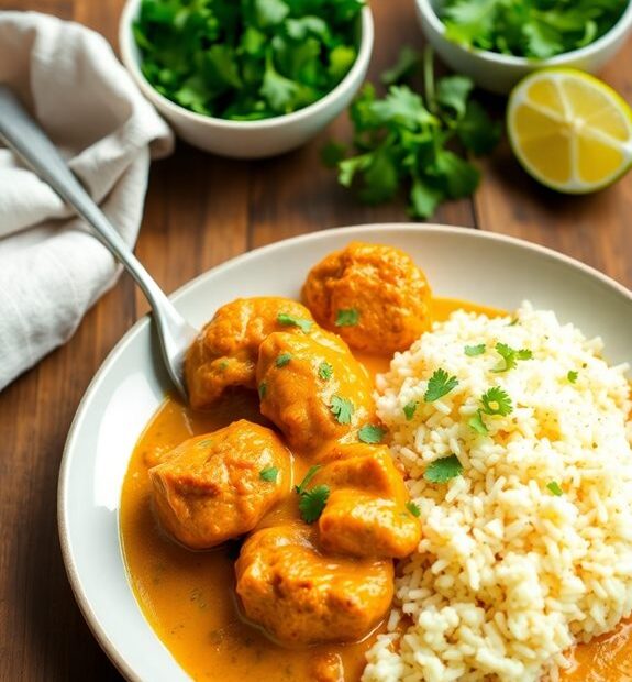 low carb butter chicken dish