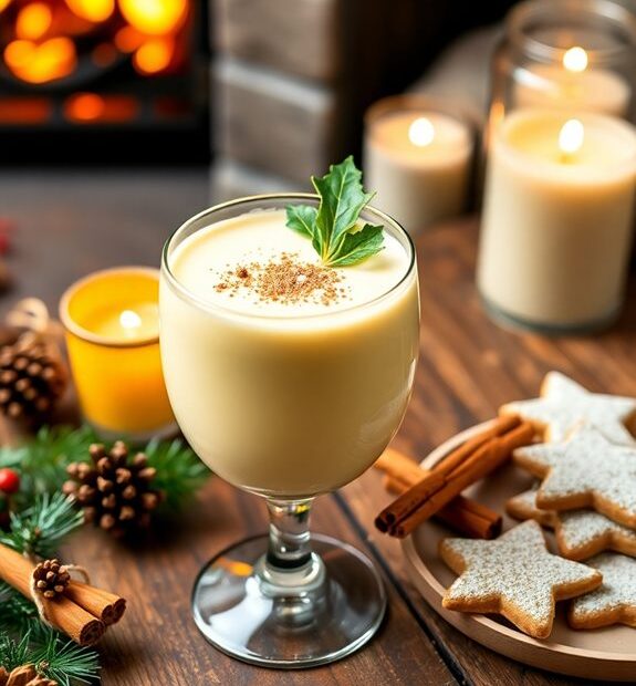 low carb holiday eggnog delight