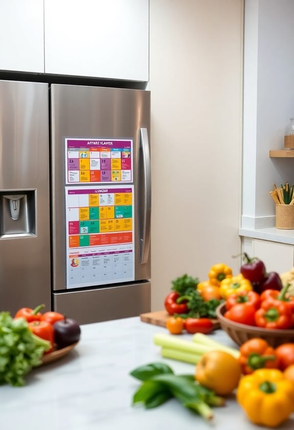 magnetic fridge calendars 2024