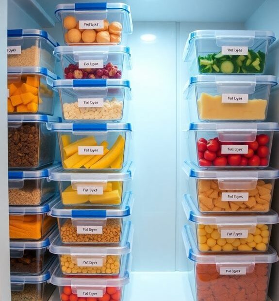 maximize freezer storage efficiency