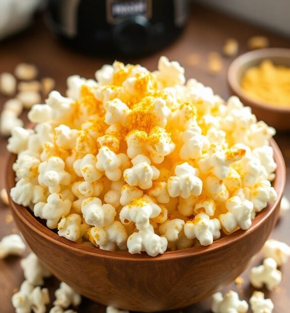 nutritional yeast popcorn snack