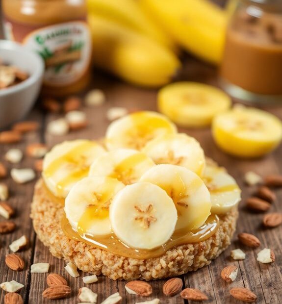 nutty banana rice snack