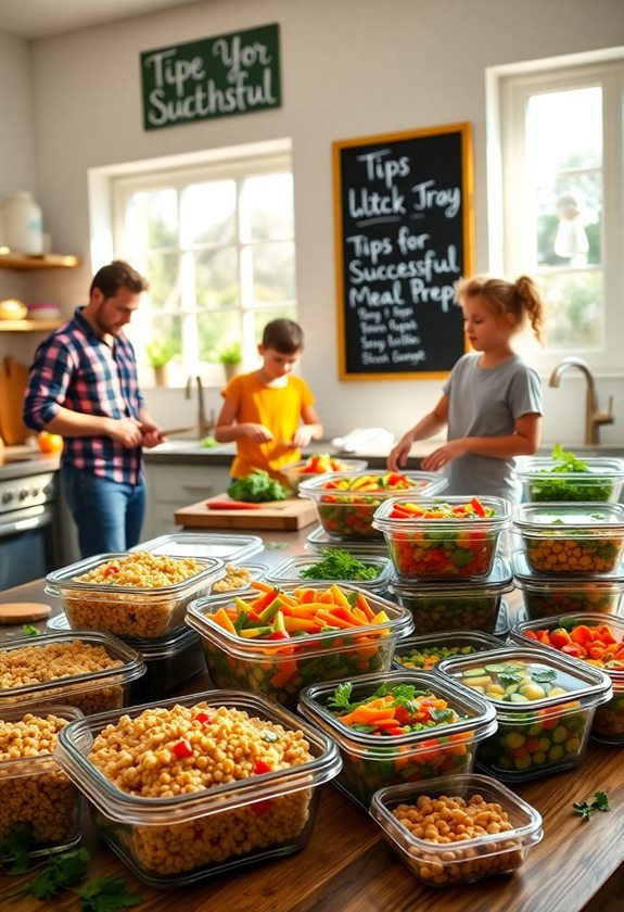 organized efficient healthy cooking