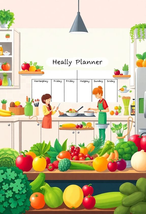 organized healthy cost effective meals