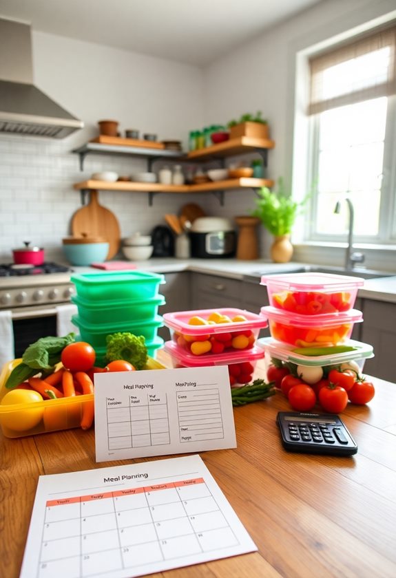 organized healthy eating strategy