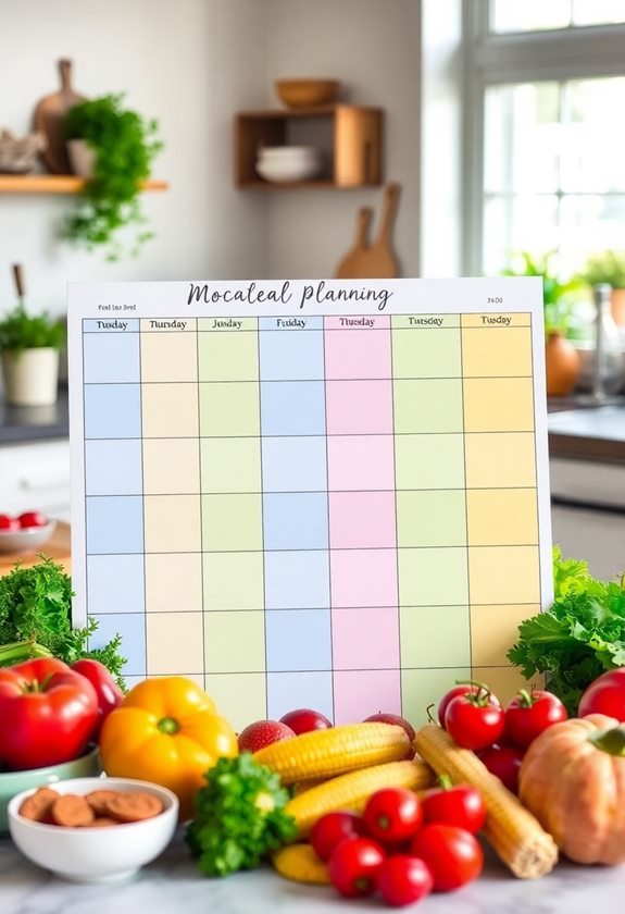 organized meal planning system