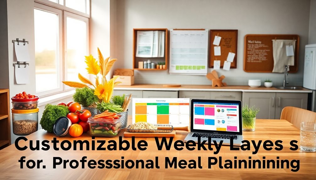 personalized weekly planning templates