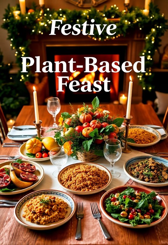 plant based holiday celebration