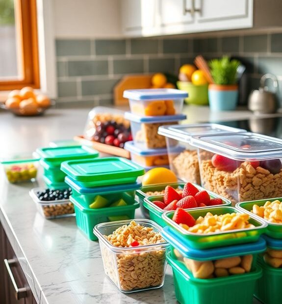 portion controlled macro containers