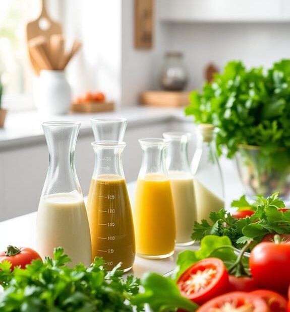 salad dressing containers measured