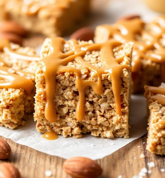 savory gluten free almond bars