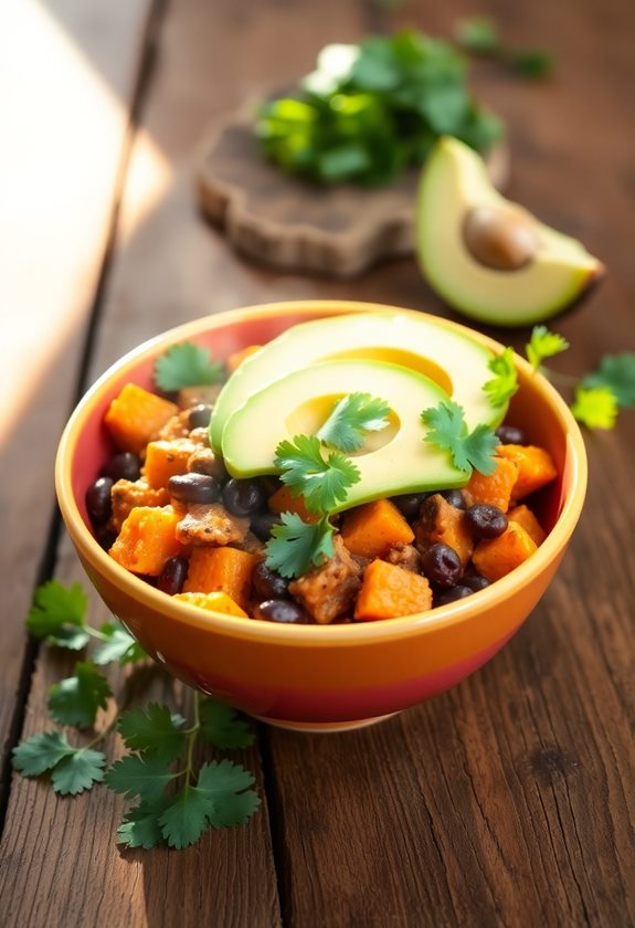 savory sweet potato hash