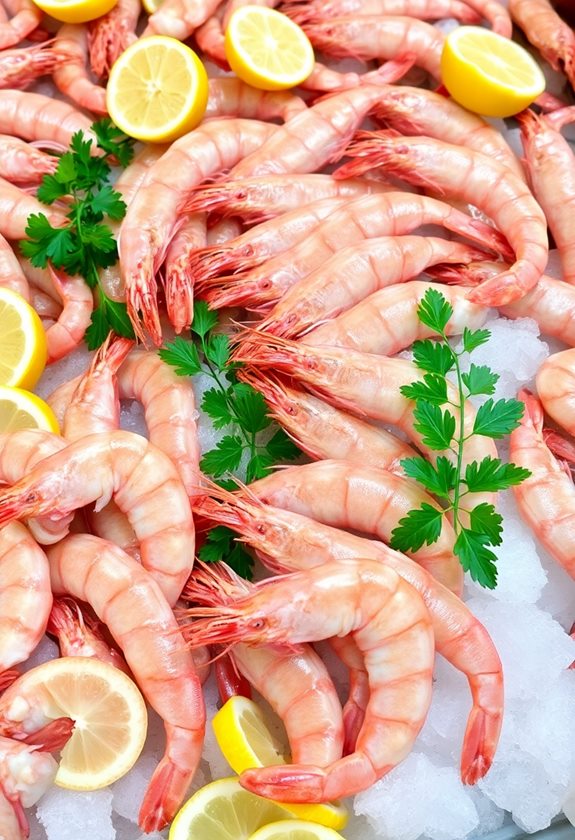 selecting quality raw shrimp