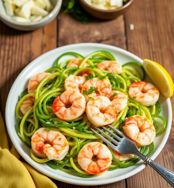 shrimp garlic zucchini noodles