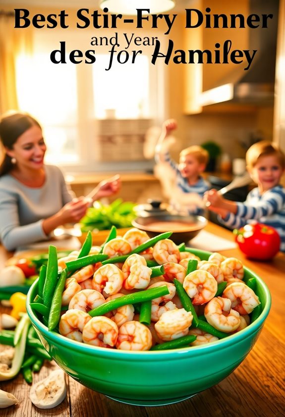 shrimp snow peas stir fry