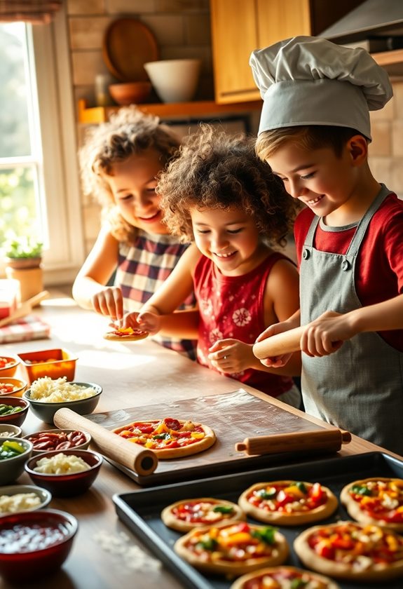 small bite sized pizzas